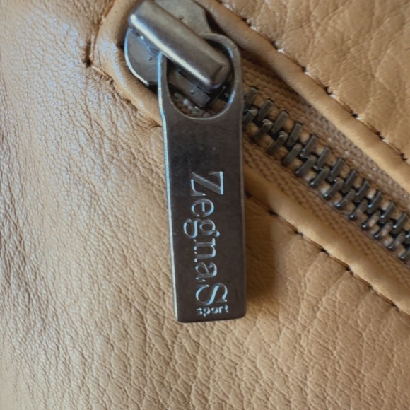 ZEGNA Men's Reversible Leather Jacket NWOT - Picture 4 of 9